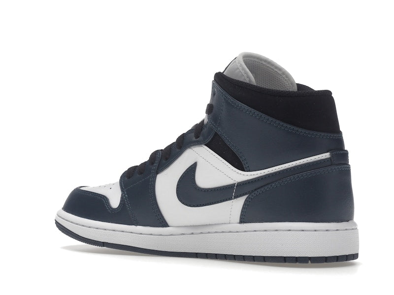 Air Jordan 1 Mid Dark Teal - Armory Navy/White-Black - 554724-411 - 22