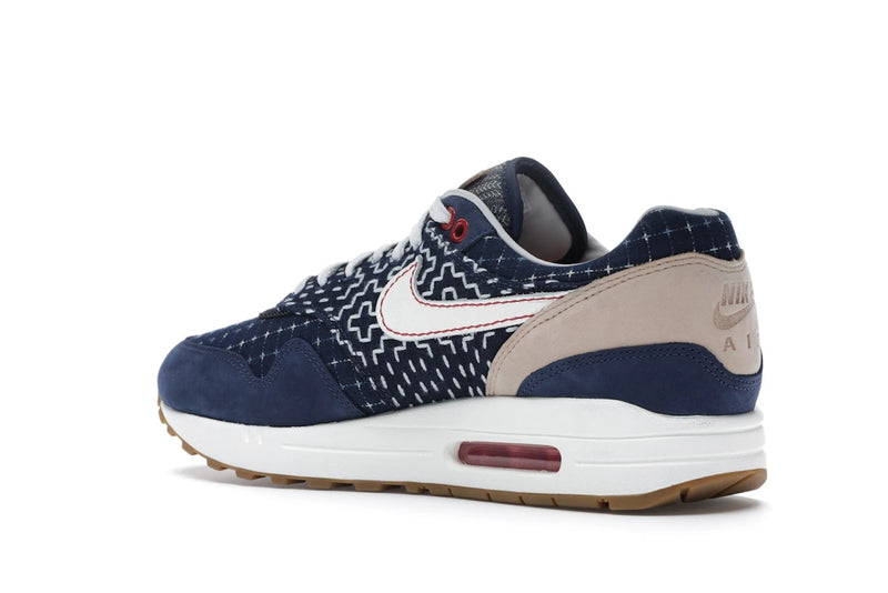 Nike Air Max 1 Denham - Blue Void/Sail-Coastal Blue-Vachetta Tan - CW7603-400 - 22