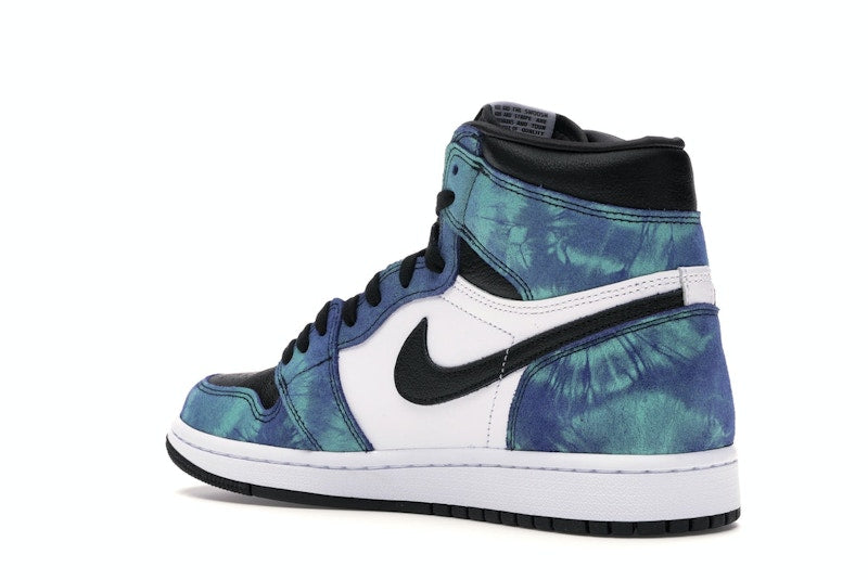 Air Jordan 1 Retro High Tie Dye (W) - White/Black-Aurora Green - CD0461-100 - 22