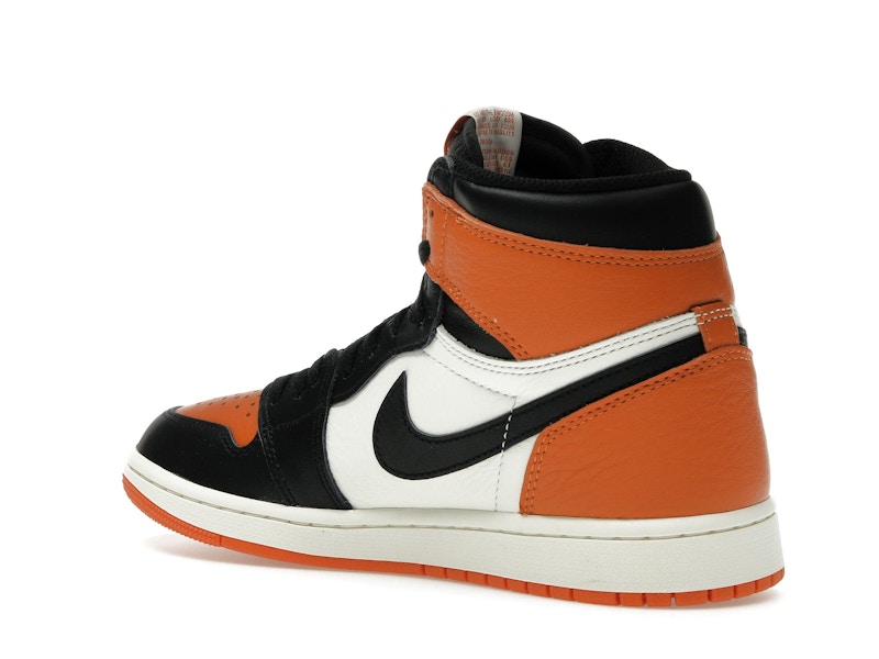 Air Jordan 1 Retro High OG Shattered Backboard (2025) - Black/Black-Sail-Starfish - DZ5485-008 - 22