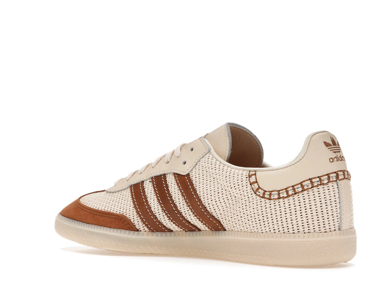 Adidas Samba Wales Bonner Cream White - Cream White/Brown/Cream White - FX7720 - 22