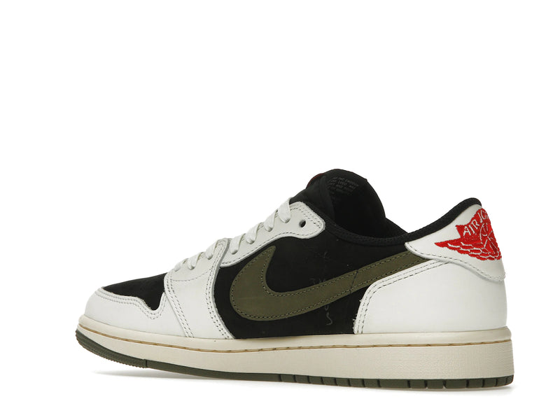 Air Jordan 1 Retro Low OG SP Travis Scott Olive (W) - Sail/University Red/Black/Medium Olive - DZ4137-106 - 22