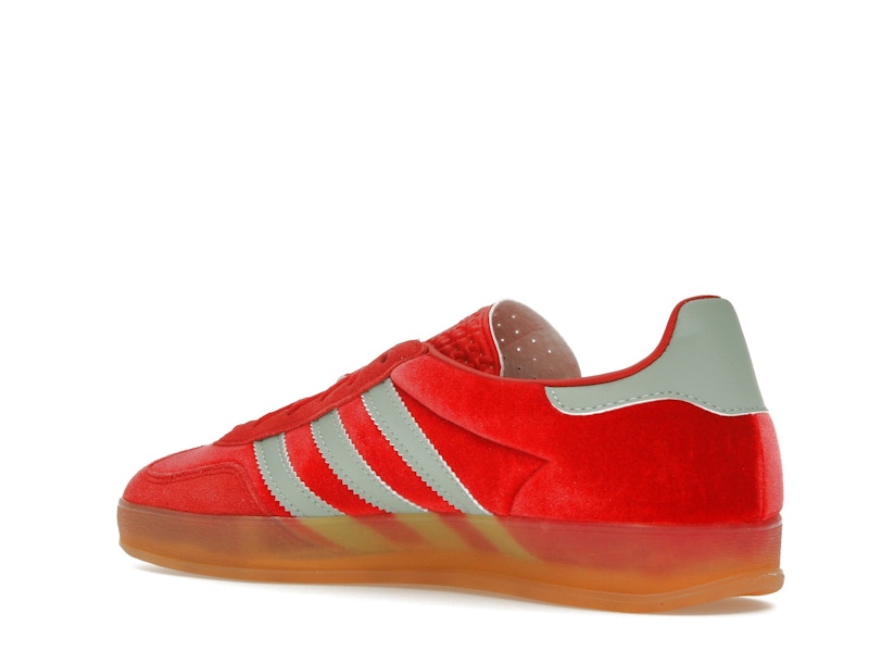 adidas Gazelle Indoor Better Scarlet Hazy Green (Women's) - Better Scarlet/Hazy Green/Gum - IG6786 - 22