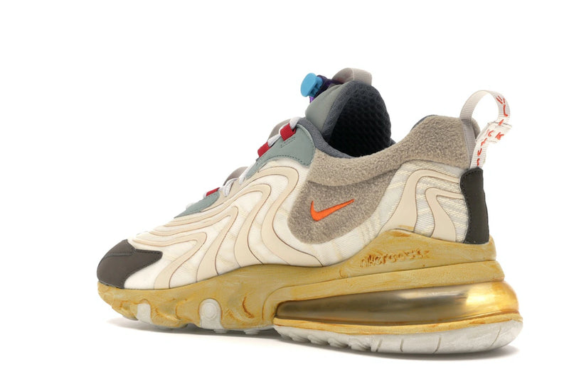 Nike Air Max 270 React Travis Scott - Light Cream/Dark Hazel-Mica Green-Starfish - CT2864-200 - 22