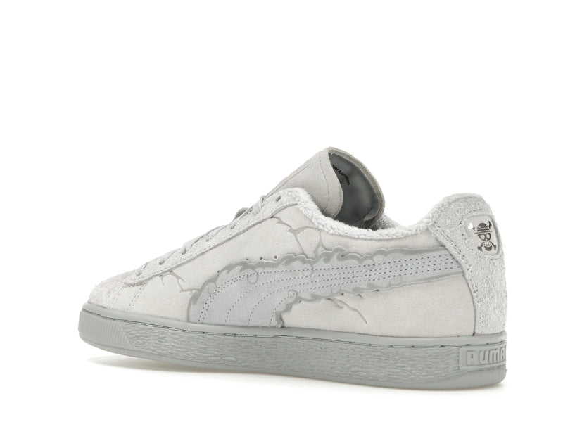 Puma Suede One Piece White - Feather Grey/Platinum Grey - 396524-01 - 22
