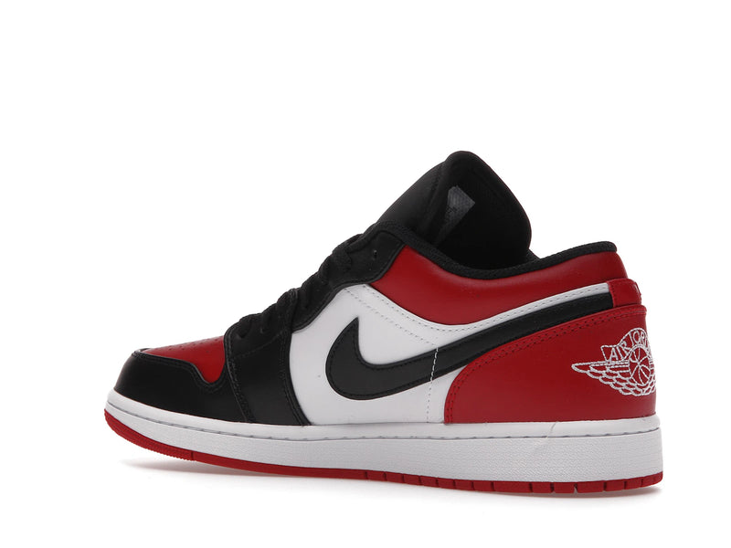 Air Jordan 1 Low Bred Toe - Gym Red/White-Black - 553558-612 - 22