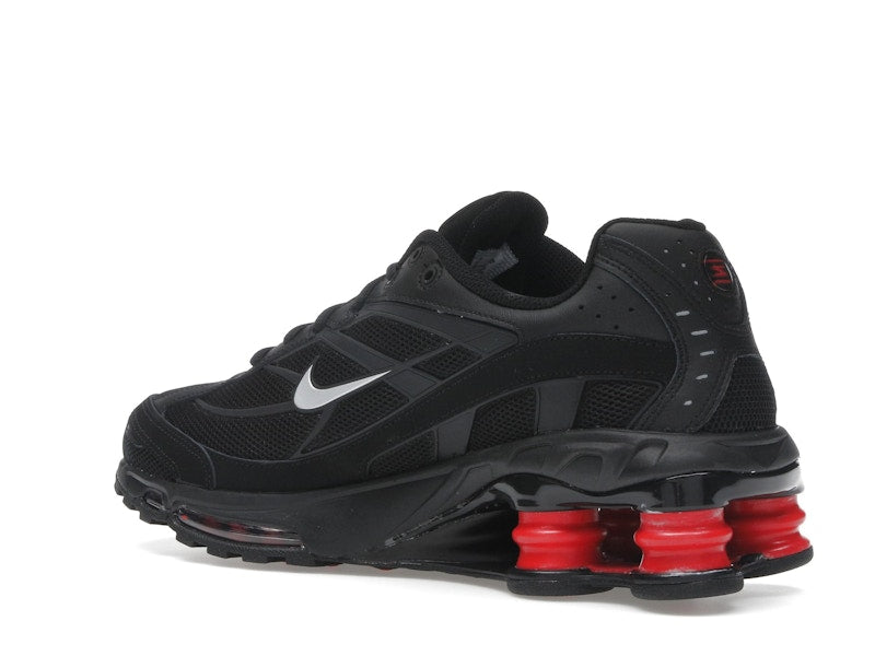 Nike Shox Ride 2 Black University Red - Black/Metallic Medium Ash/University Red/Medium Ash - II7635-001 - 22