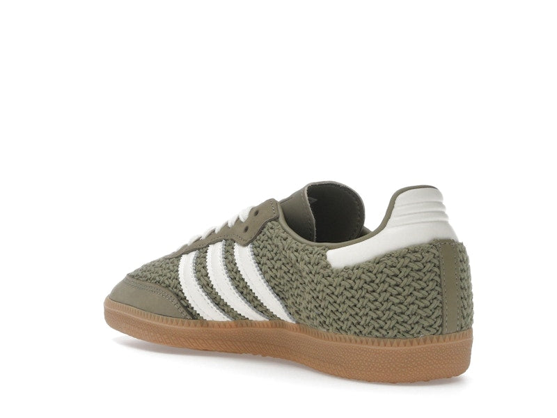adidas Samba OG Crochet Pack Orbit Green (Women's) - Orbit Green/Cream White/Gum - JR9447 - 23