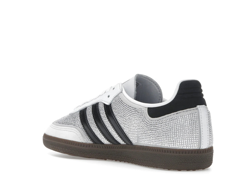 Adidas Samba OG Rhinestone Crystal White Silver - Crystal White/Crystal White/Silver Metallic - IH9055 - 23