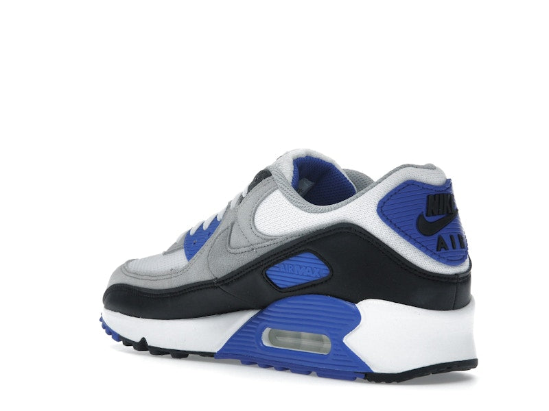 Nike Air Max 90 Hyper Royal - White/Light Smoke Grey/Black/Particle Grey - DM0029-112 - 23