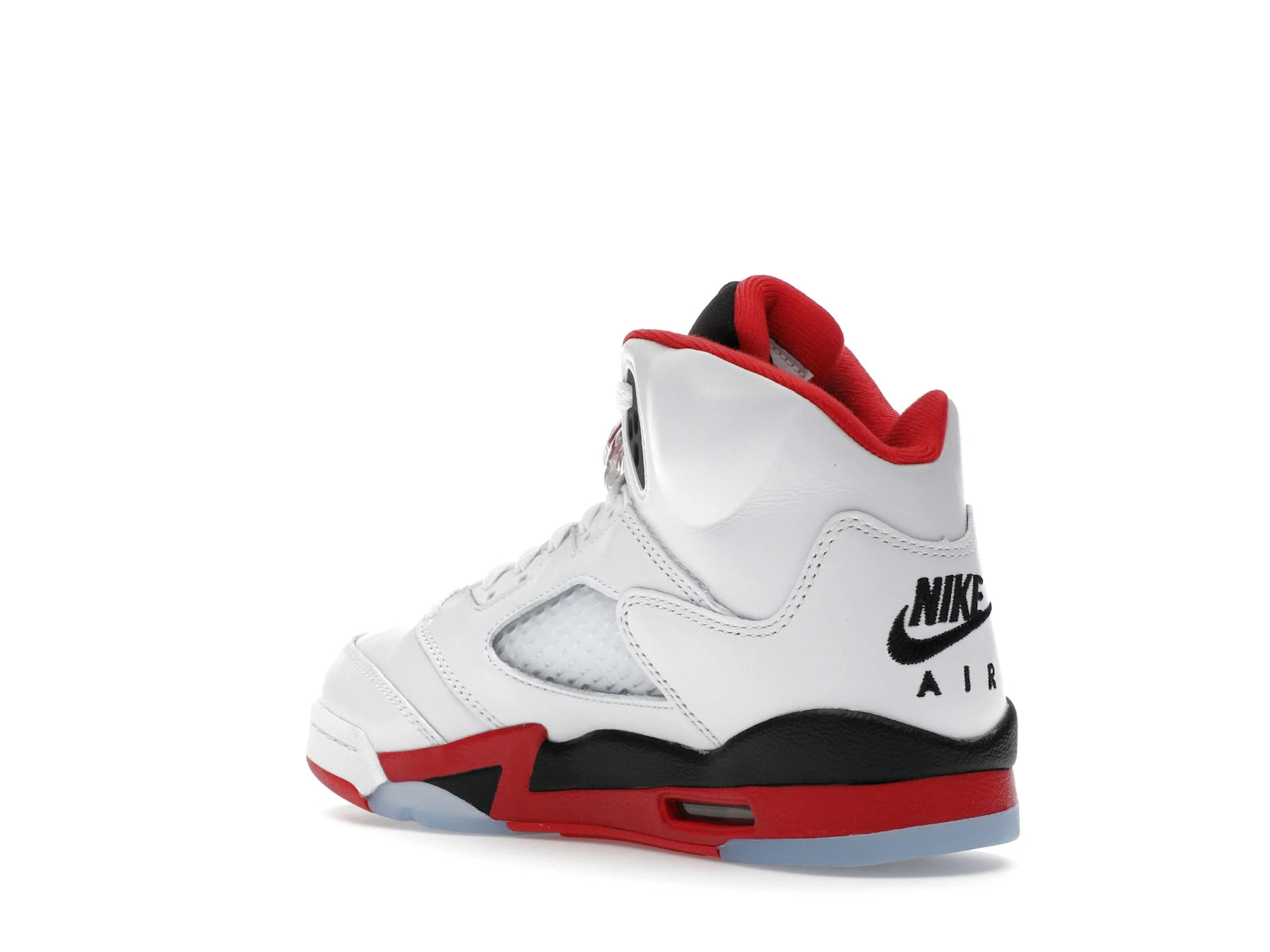 Air Jordan 5 Retro Fire Red Black Tongue (2025) (GS) - White/Fire Red/Black - HQ7980-101 - 23