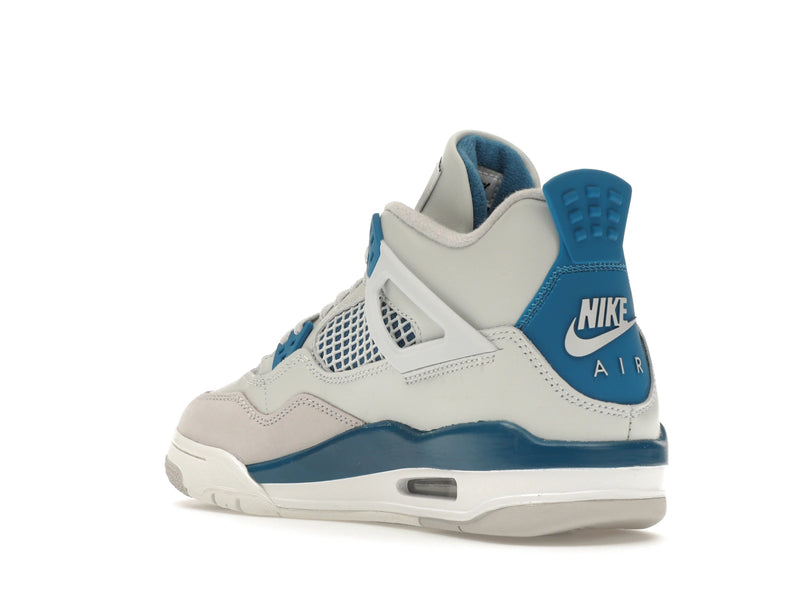 Air Jordan 4 Retro Military Blue (2024) (GS) - Off-White/Military Blue/Neutral Grey - HF4281-141 - 23