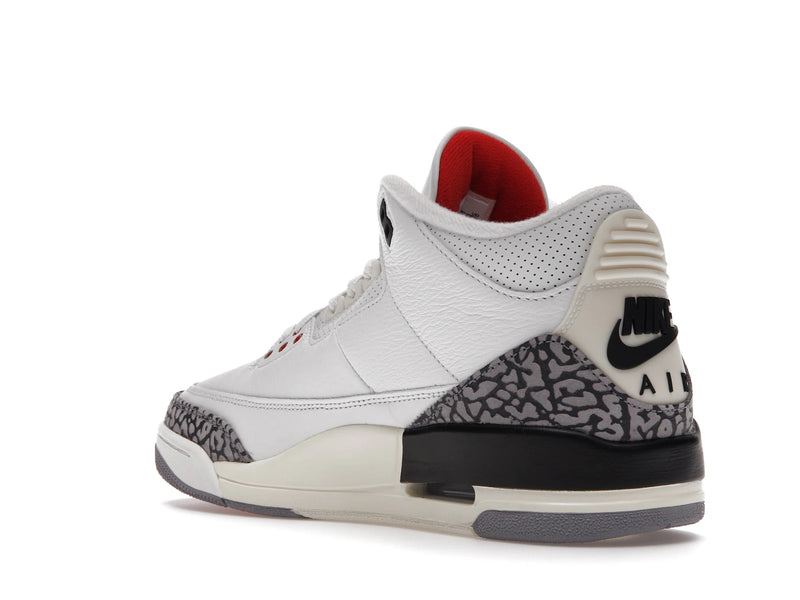 Air Jordan 3 Retro White Cement Reimagined - Summit White/Fire Red/Black/Cement Grey - DN3707-100 - 23