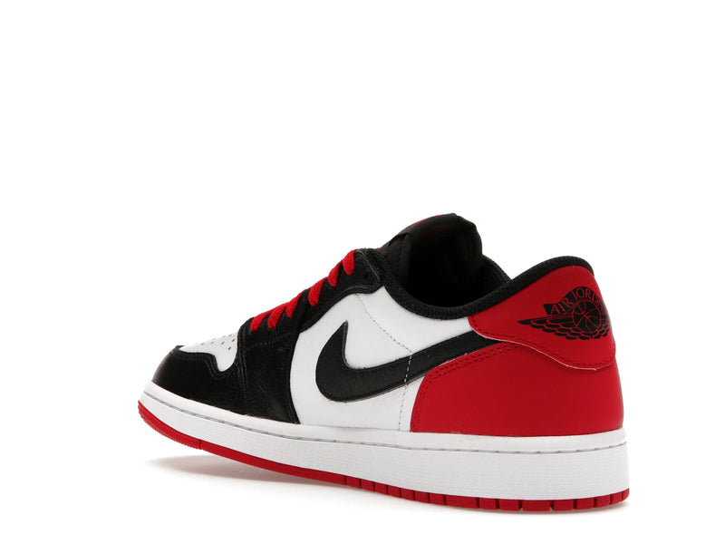 Air Jordan 1 Retro Low OG Black Toe - White/Black/Varsity Red - CZ0790-106 - 23