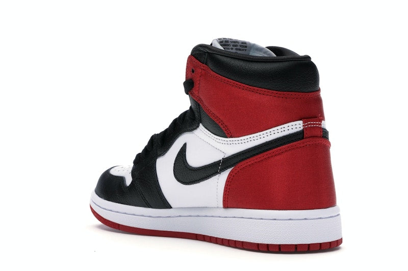 Air Jordan 1 Retro High Satin Black Toe (W) - Black/White-University Red - CD0461-016 - 23