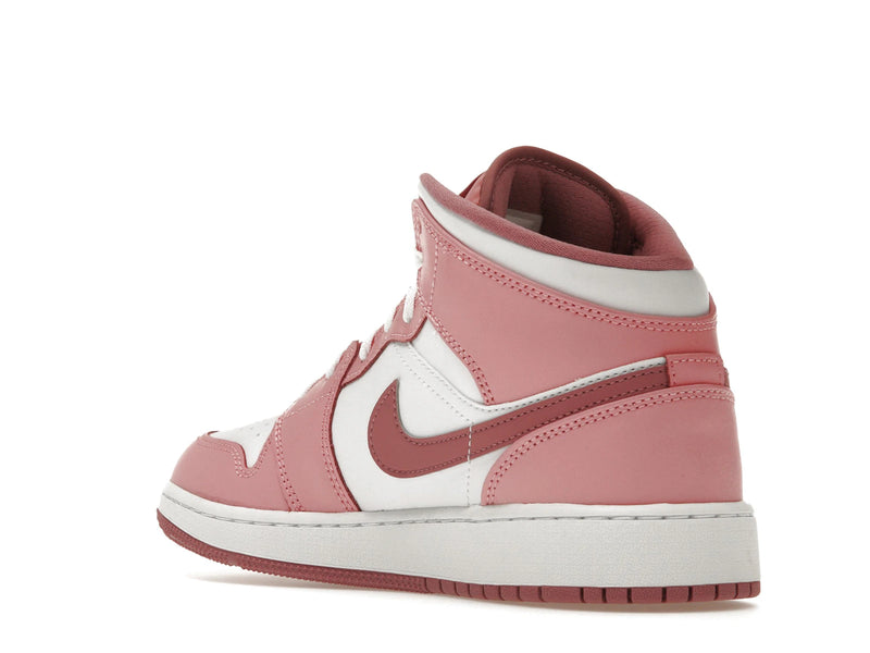 Air Jordan 1 Mid Valentines Day (2023) (GS) - Coral Chalk/Desert Berry/White - DQ8423-616 - 23