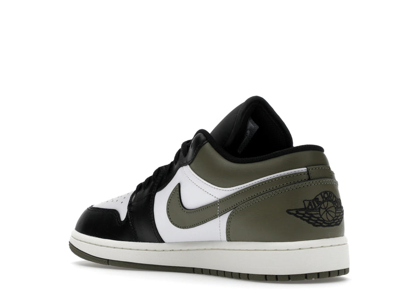 Air Jordan 1 Low Black Toe Medium Olive - Black/Medium Olive/White - 553558-092 - 23