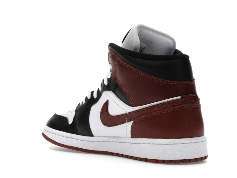 Air Jordan 1 Mid SE Dark Pony - White/Black/Dark Pony - HF3216-102 - 23