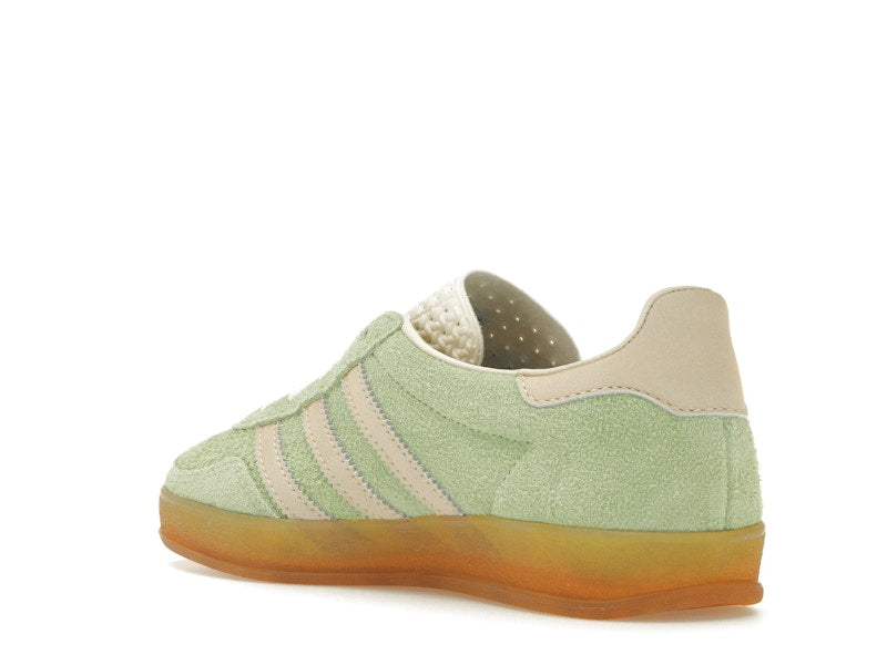 adidas Gazelle Indoor Semi Green Spark (Women's) - Semi Green Spark/Almost Yellow/Cream White - IE2948 - 23