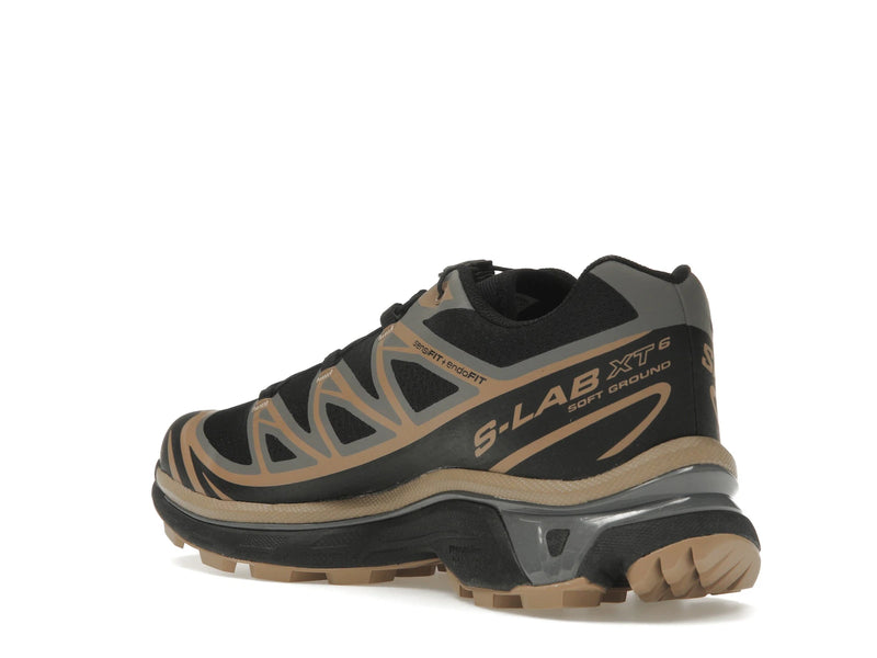 Salomon XT 6 Black Portabella - Black/Portabella/Pewter - L47582400 - 23