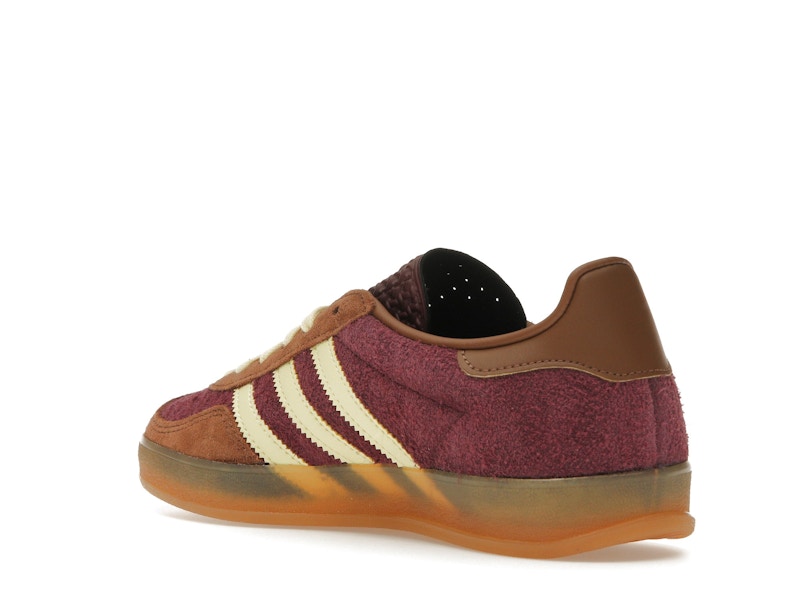 adidas Gazelle Indoor Maroon Almost Yellow - Maroon/Almost Yellow/Preloved Brown - JI0324 - 23