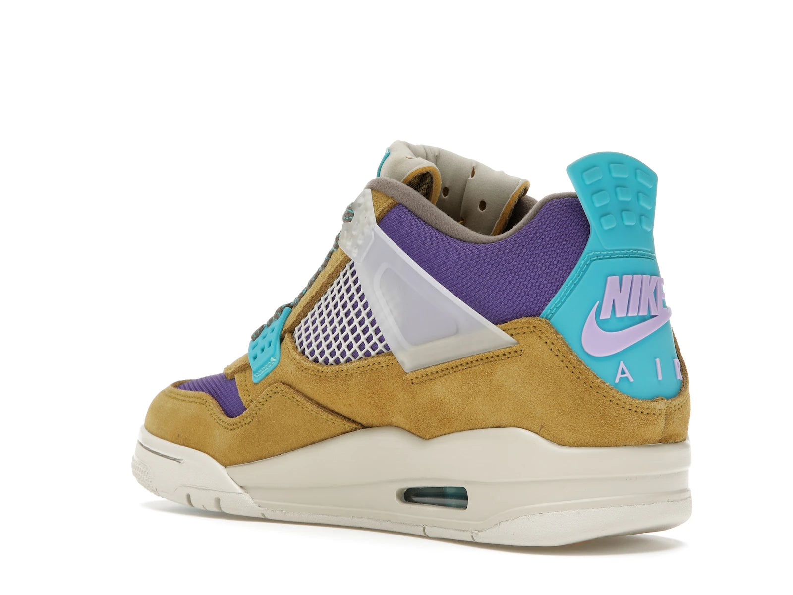 Air Jordan 4 Retro SP 30th Anniversary Union Desert Moss - Desert Moss/Turquoise Blue-Dark Iris - DJ5718-300 - 23