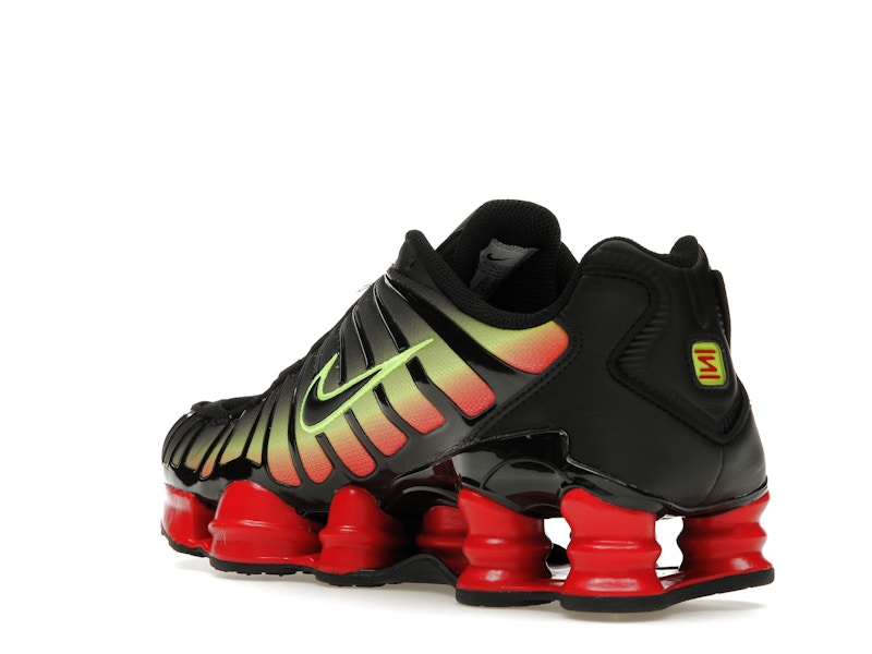 Nike Shox Tl Volt Fire Red - Black/Volt/Fire Red/Black - HJ9609-001 - 23
