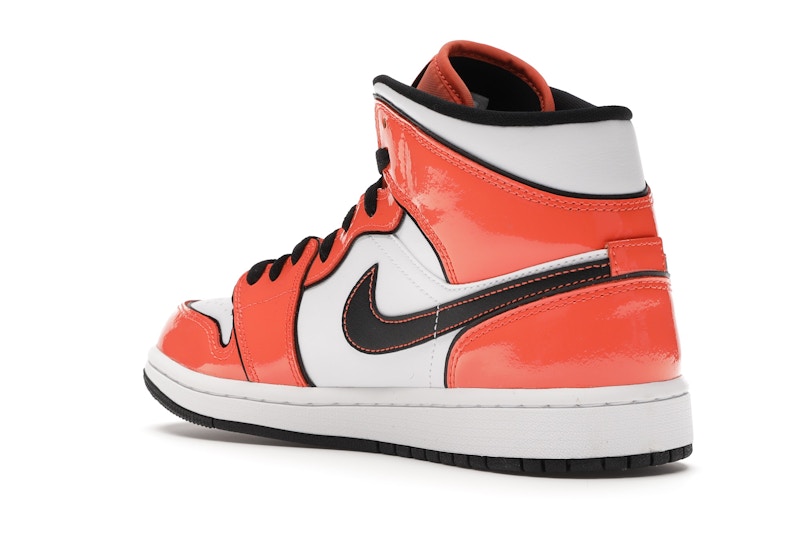 Air Jordan 1 Mid SE Turf Orange - Turf Orange/Black/White - DD6834-802 - 23