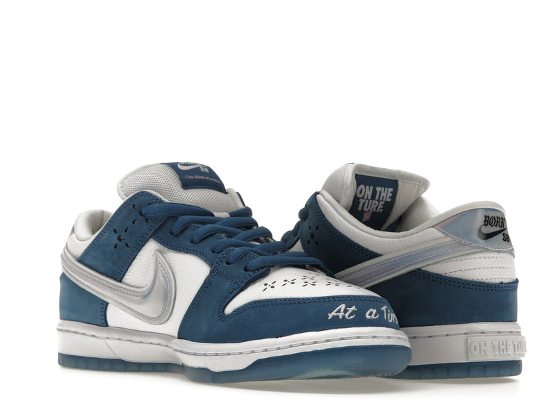Nike SB Dunk Low Born X Raised One Block At A Time - Deep Royal Blue/White-White - FN7819-400 - 23