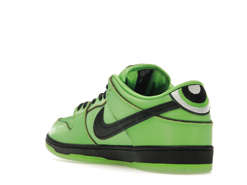 Nike SB Dunk Low The Powerpuff Girls Buttercup - Mean Green/Black/Lotus Pink - FZ8319-300 - 23