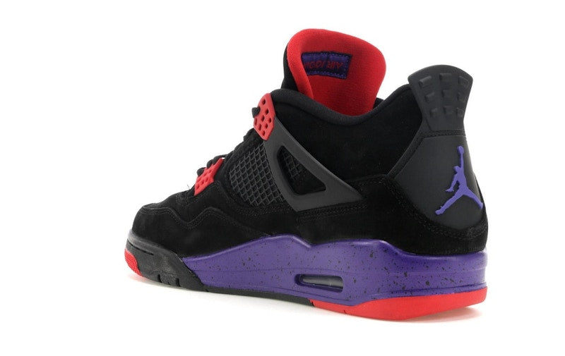 Air Jordan 4 Retro Raptors - Black/Court Purple-University Red - AQ3816-065 - 23