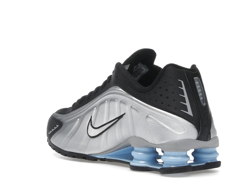 Nike Shox R4 Metallic Silver Black Psychic Blue - Metallic Silver/Black/Psychic Blue/Metallic Silver - HQ1988-004 - 23