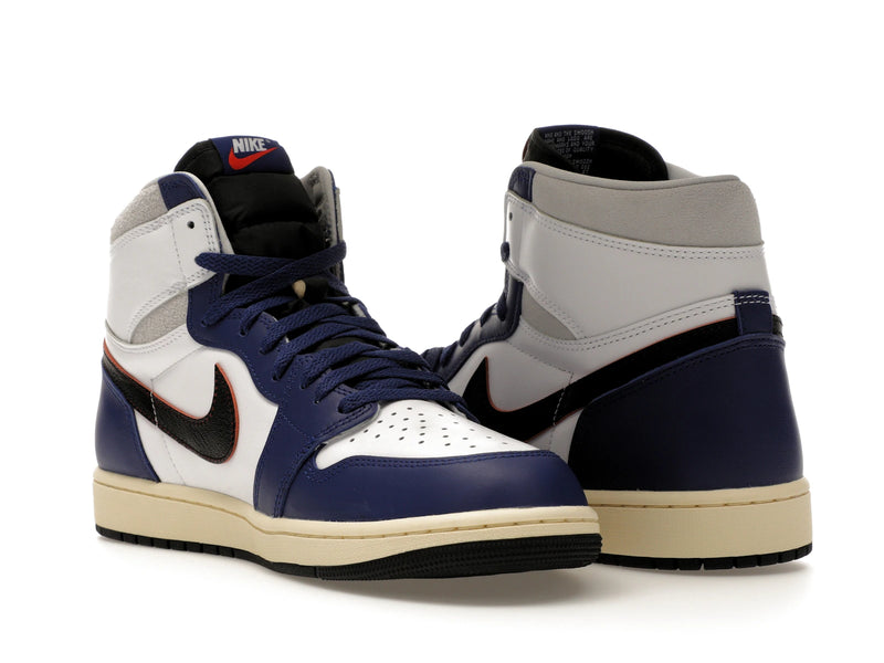 Air Jordan 1 Retro High OG Rare Air - White/Black-Neutral Grey-Deep Royal Blue-Muslin - DZ5485-100 - 23
