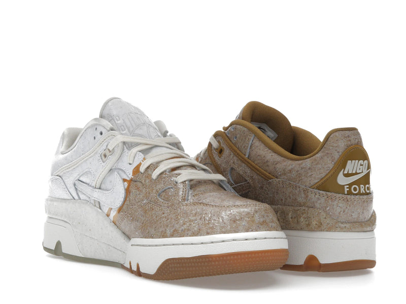 Nike Air Force 3 Low SP Nigo Kintsugi Bamboo - Bamboo/Multi-Color/Gum Medium Brown - HQ0261-201 - 23