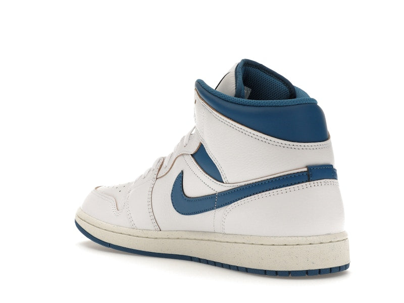 Air Jordan 1 Mid SE Industrial Blue - White/Sail/Industrial Blue - FN5215-141 - 23