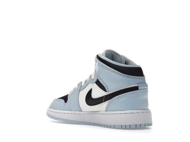 Air Jordan 1 Mid Ice Blue (GS) - Ice Blue/Black-Sail-White - 555112-401 - 23
