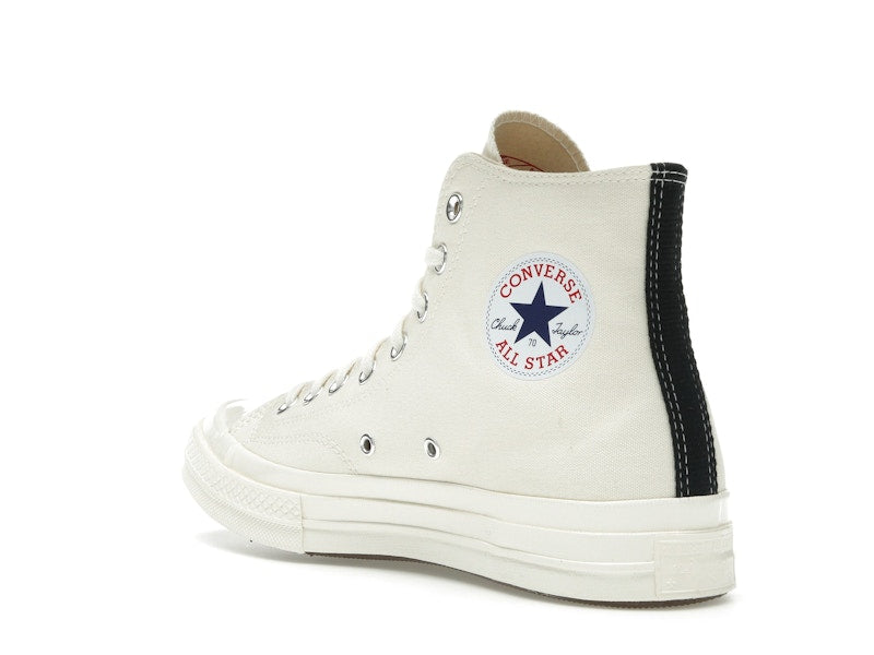 Converse Chuck Taylor All Star 70 Hi Comme des Garcons PLAY Single Heart Milk - Ansicht 24