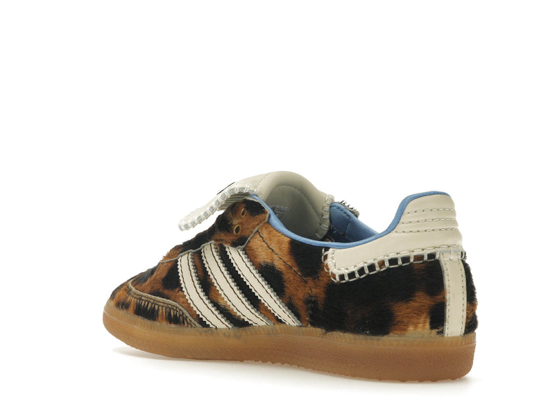 Adidas Samba Pony Wales Bonner Leopard - Dark Brown/Cream White - IE0578 - 23