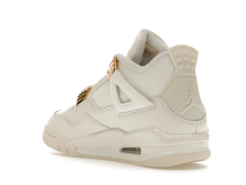 Air Jordan 4 Retro Metallic Gold - Sail/Metallic Gold/Black - AQ9129-170 - 23