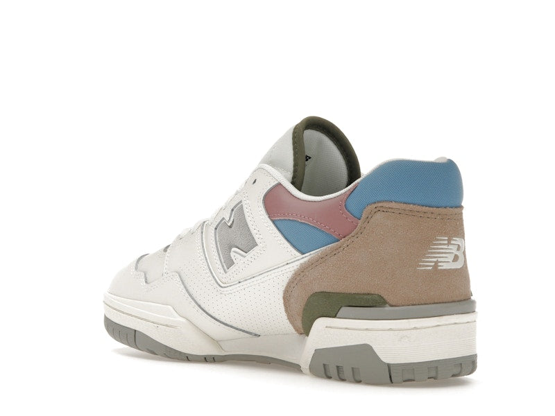 New Balance 550 Sea Salt Blue Laguna - Sea Salt/Blue Laguna/Dark Olivine - BB550PGA - 23