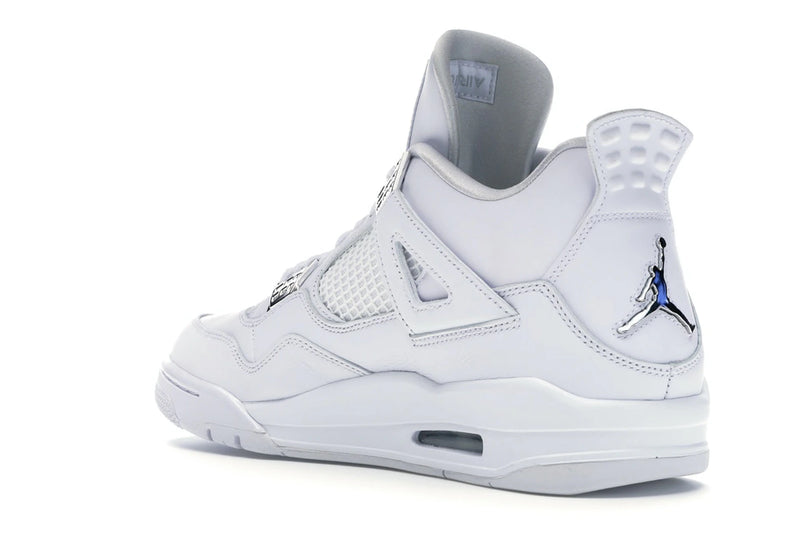 Air Jordan 4 Retro Pure Money (2017) - White/Metallic Silver-Pure Platinum - 308497-100 - 23
