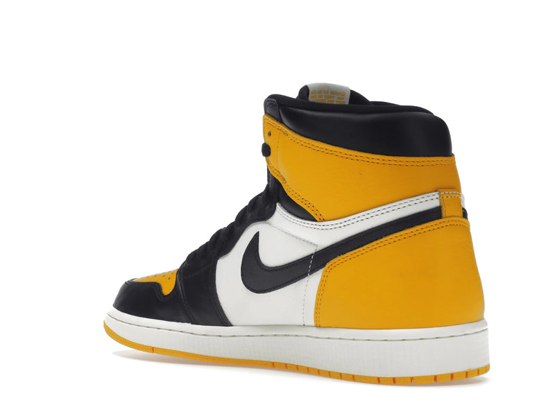 Air Jordan 1 Retro High OG Yellow Toe - Taxi/Black-Sail - 555088-711 - 23