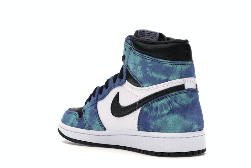 Air Jordan 1 Retro High Tie Dye (W) - White/Black-Aurora Green - CD0461-100 - 23