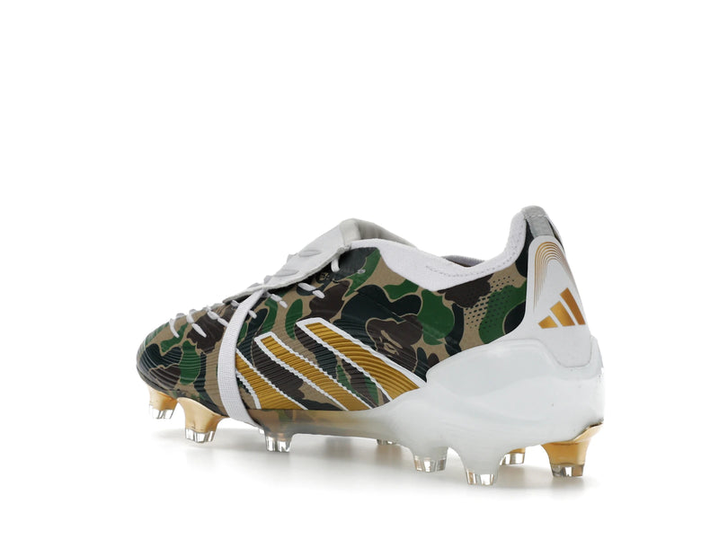 Adidas Predator Elite Foldover Tongue Fg Bape Green Camo - Hemp/Gold Metallic/White - JS3104 - 23