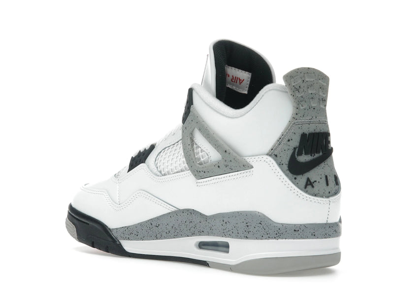Air Jordan 4 Retro White Cement - Summit White/Fire Red-Tech Grey-Black - FV5029-100 - 23