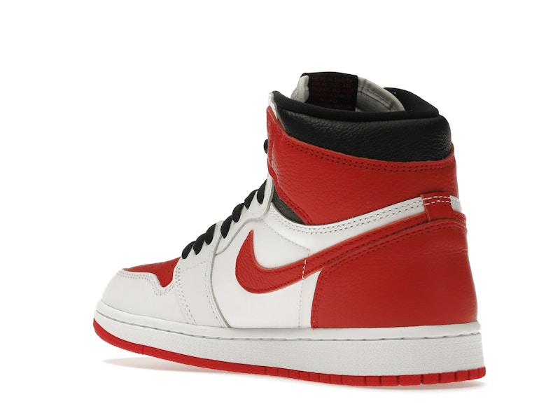 Air Jordan 1 Retro High OG Heritage - White/University Red-Black - 555088-161 - 23