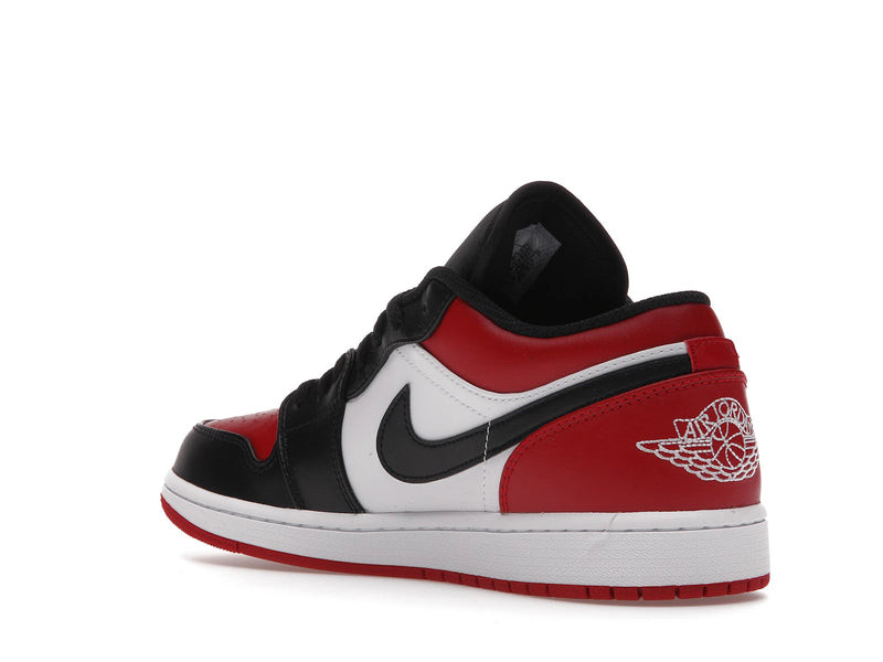 Air Jordan 1 Low Bred Toe - Gym Red/White-Black - 553558-612 - 23