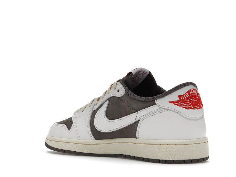 Air Jordan 1 Retro Low OG SP Travis Scott Reverse Mocha - Sail/University Red-Ridgerock - DM7866-162 - 23