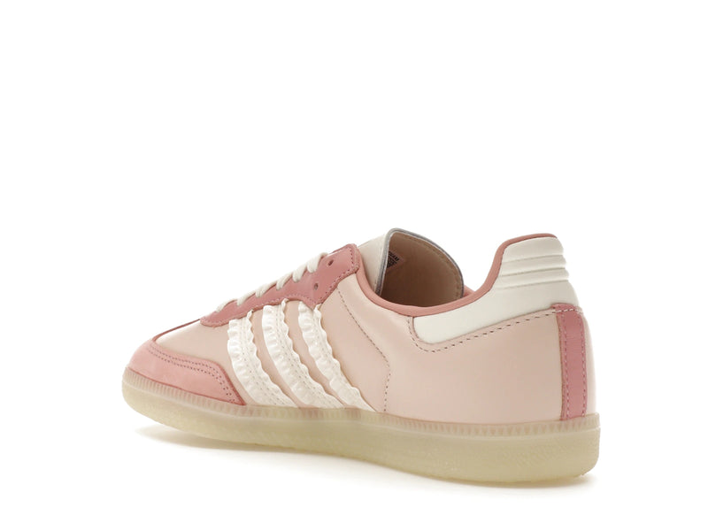 Adidas Samba Ruffle Stripes Pack Wonder Mauve Womens - Wonder Aqua/Off White/Wonder Mauve - JR8830 - 23