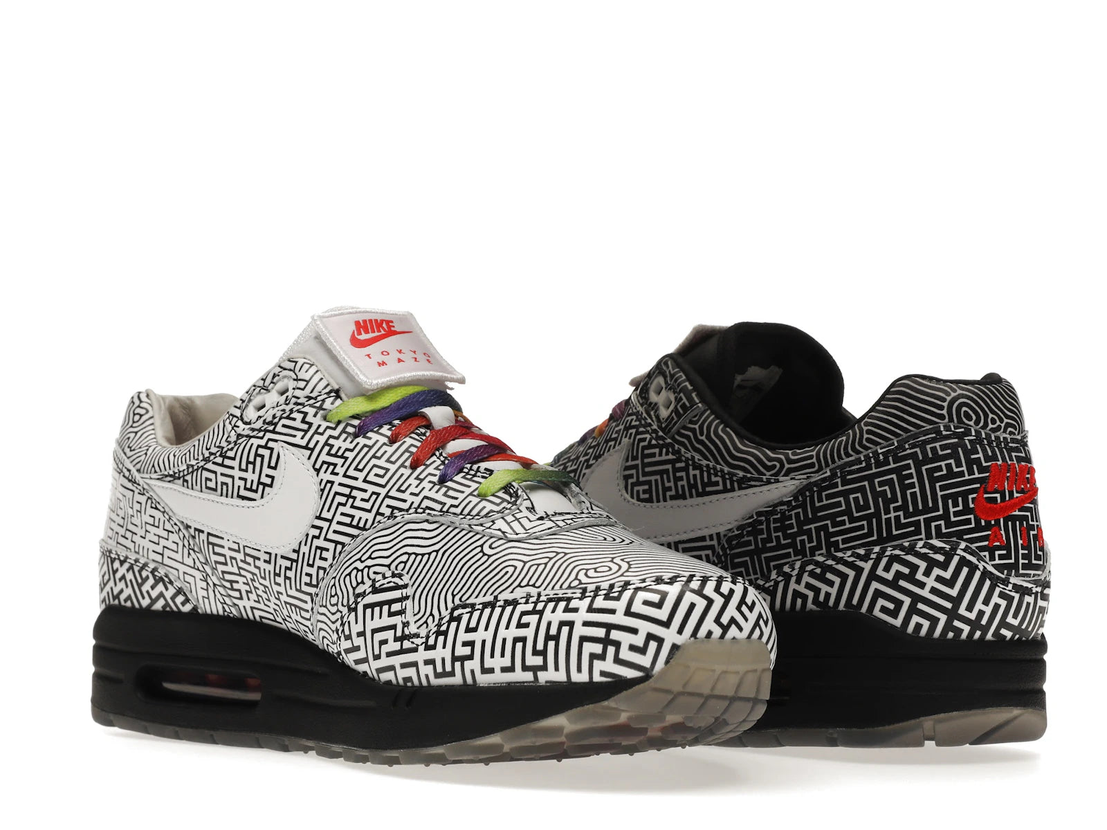 Nike Air Max 1 Tokyo Maze - White/Black-Multi-Color - CI1505-001 - 23